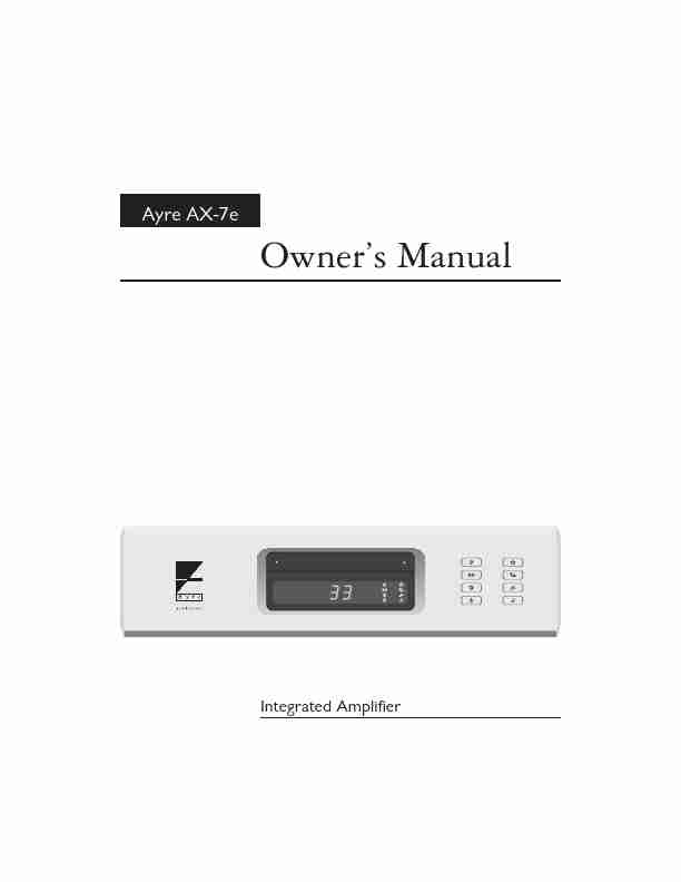 Ayre Acoustics Stereo Amplifier AX-7E-page_pdf